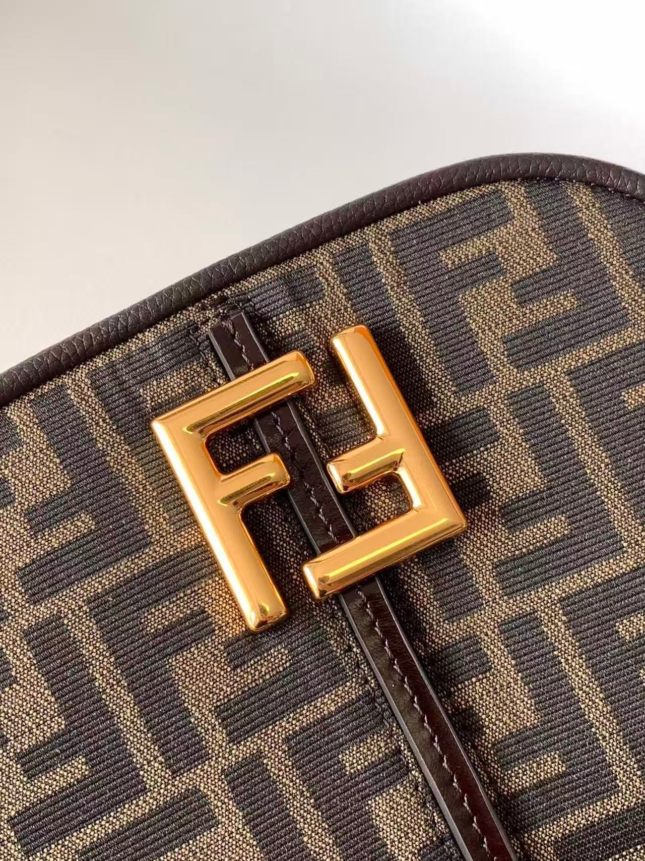 FENDI C'MON SMALL BAG IN  FF JACQUARD