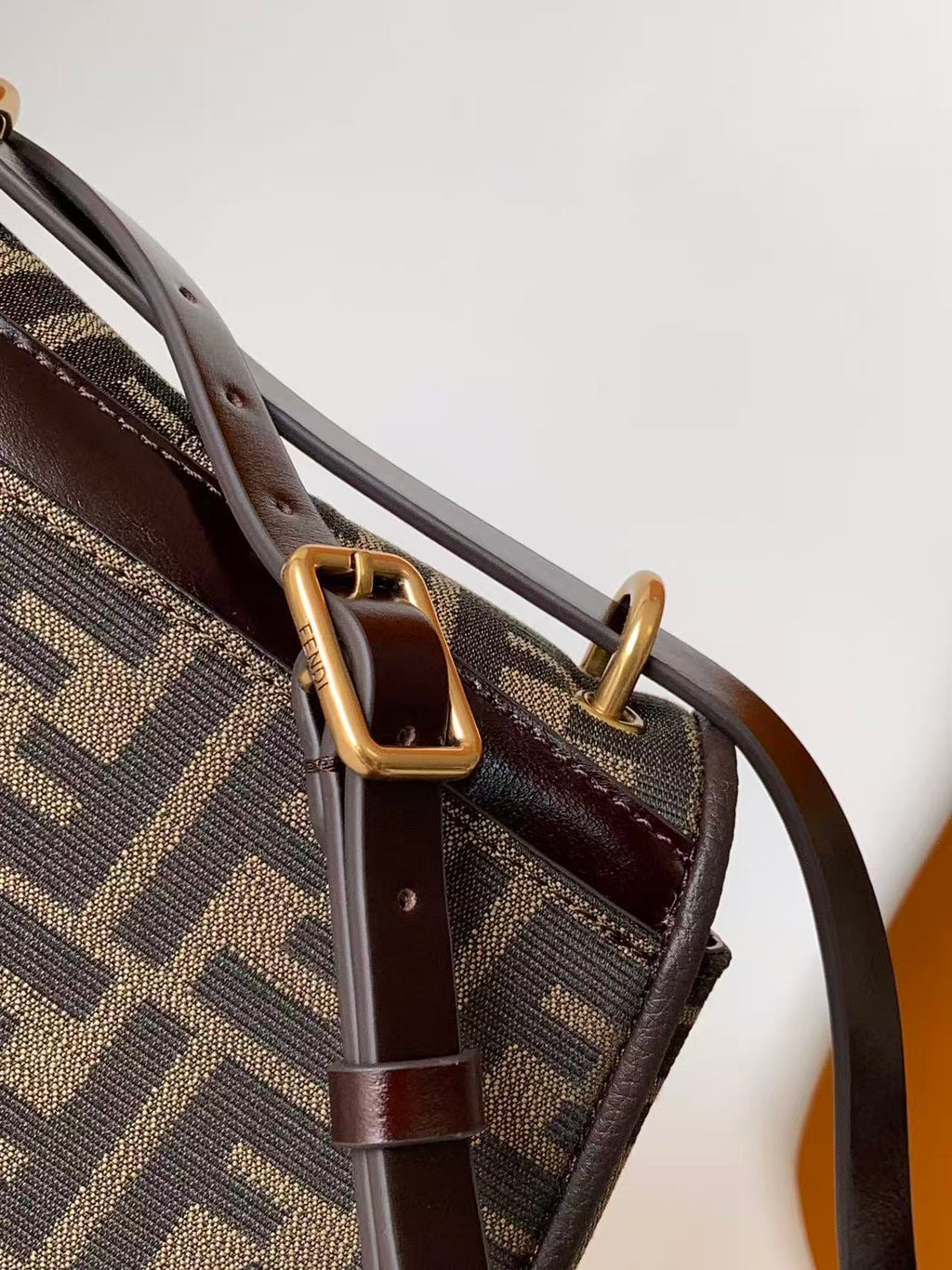 FENDI C'MON SMALL BAG IN  FF JACQUARD
