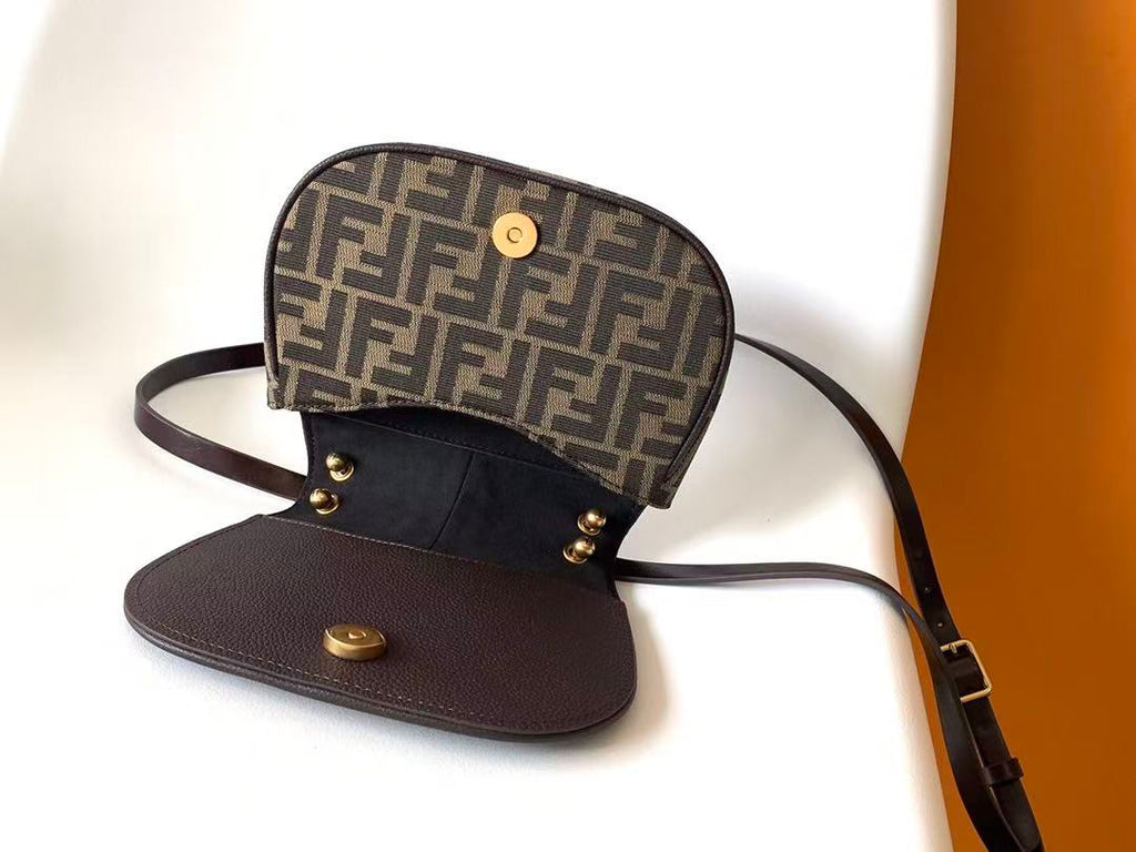 FENDI C'MON SMALL BAG IN  FF JACQUARD