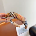 BBR HAIRBAND IN BEIGE FABRIC 26526