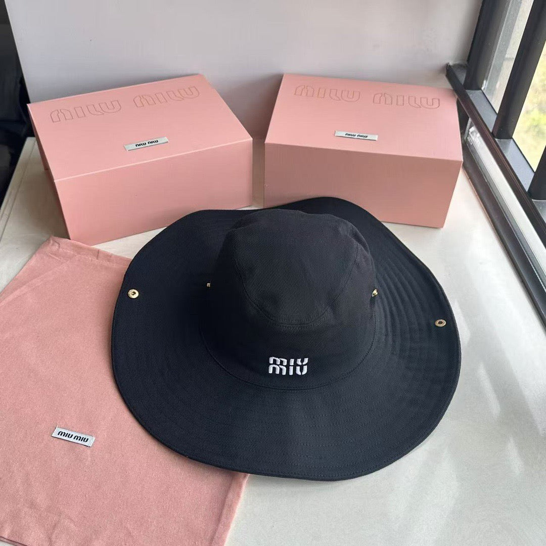 MIU MIU 26S DENIM COWBOY HAT