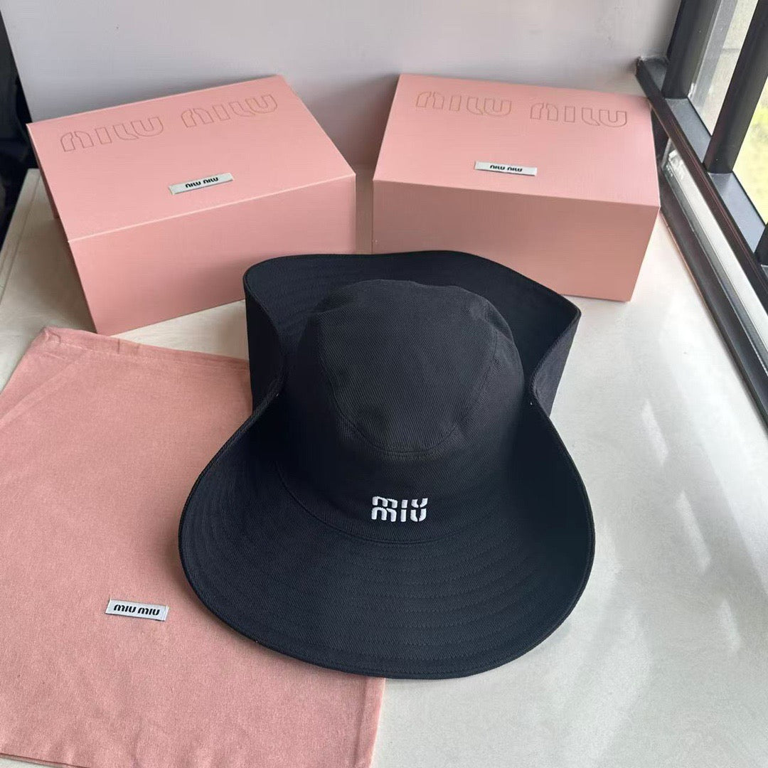 MIU MIU 26S DENIM COWBOY HAT