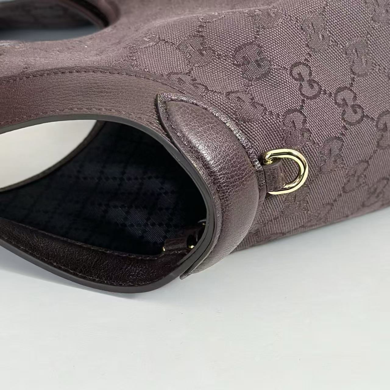 GUCCI GIGLIO LARGE TOTE BAG 60 IN BROWN GG CANVAS