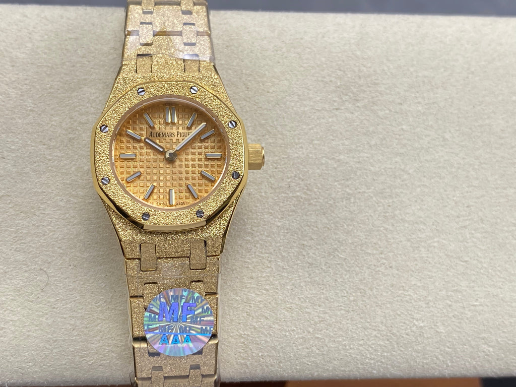 AUDEMARS PIGUET 26S ROYAL OAK MINI WATCH IN GOLD STAINLESS STEEL