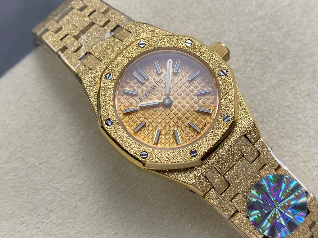 AUDEMARS PIGUET 26S ROYAL OAK MINI WATCH IN GOLD STAINLESS STEEL