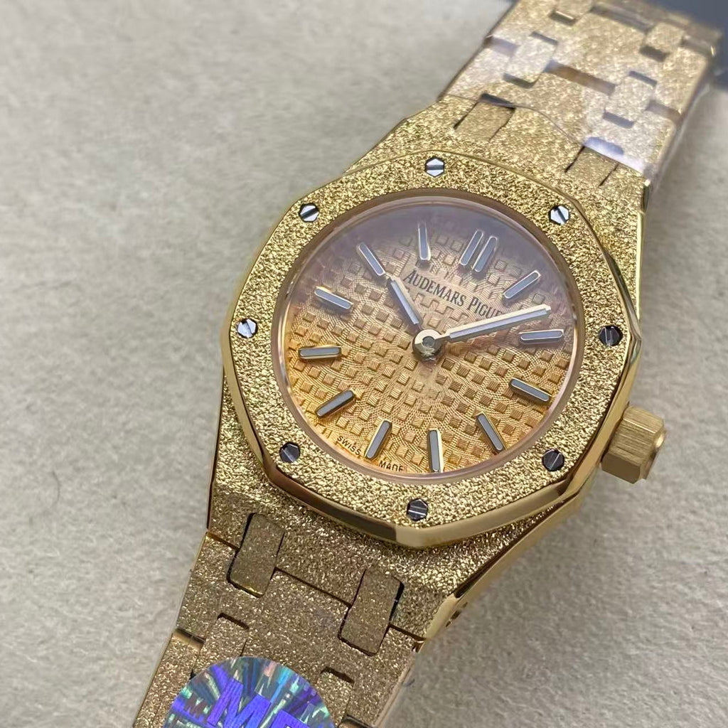 AUDEMARS PIGUET 26S ROYAL OAK MINI WATCH IN GOLD STAINLESS STEEL