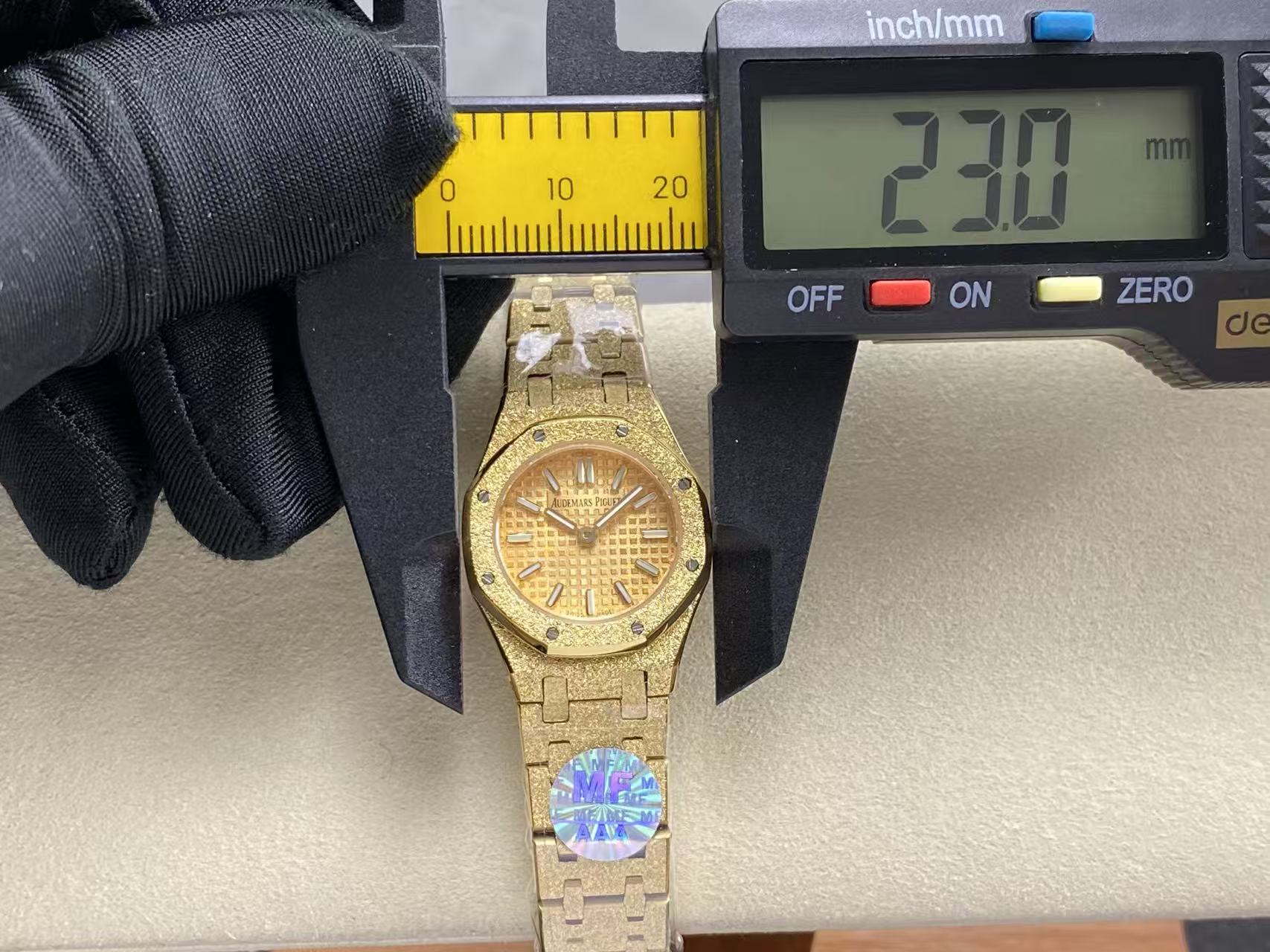AUDEMARS PIGUET 26S ROYAL OAK MINI WATCH IN GOLD STAINLESS STEEL
