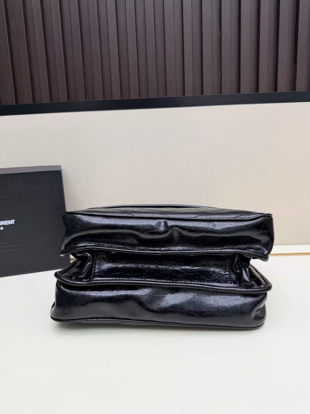 YSL 26S NIKI MEDIUM IN BLACK VINTAGE LEATHER