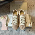 GOLDEN GOOSE 26S VINTAGE SNEAKER IN CREAM BEIGE SUEDE