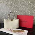 VALENTINO 26S GARAVANI ROCKSTUD MINI IN WHITE