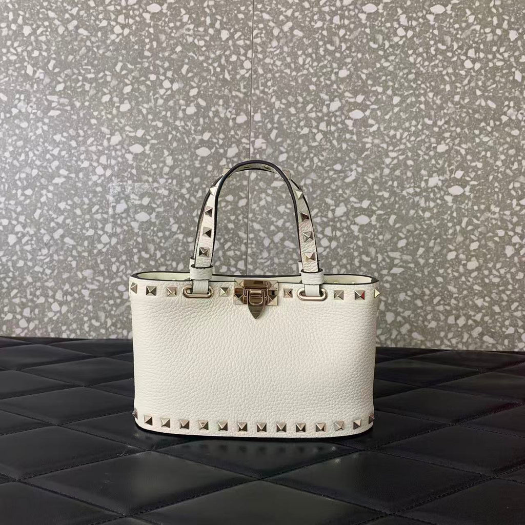 VALENTINO 26S GARAVANI ROCKSTUD MINI IN WHITE