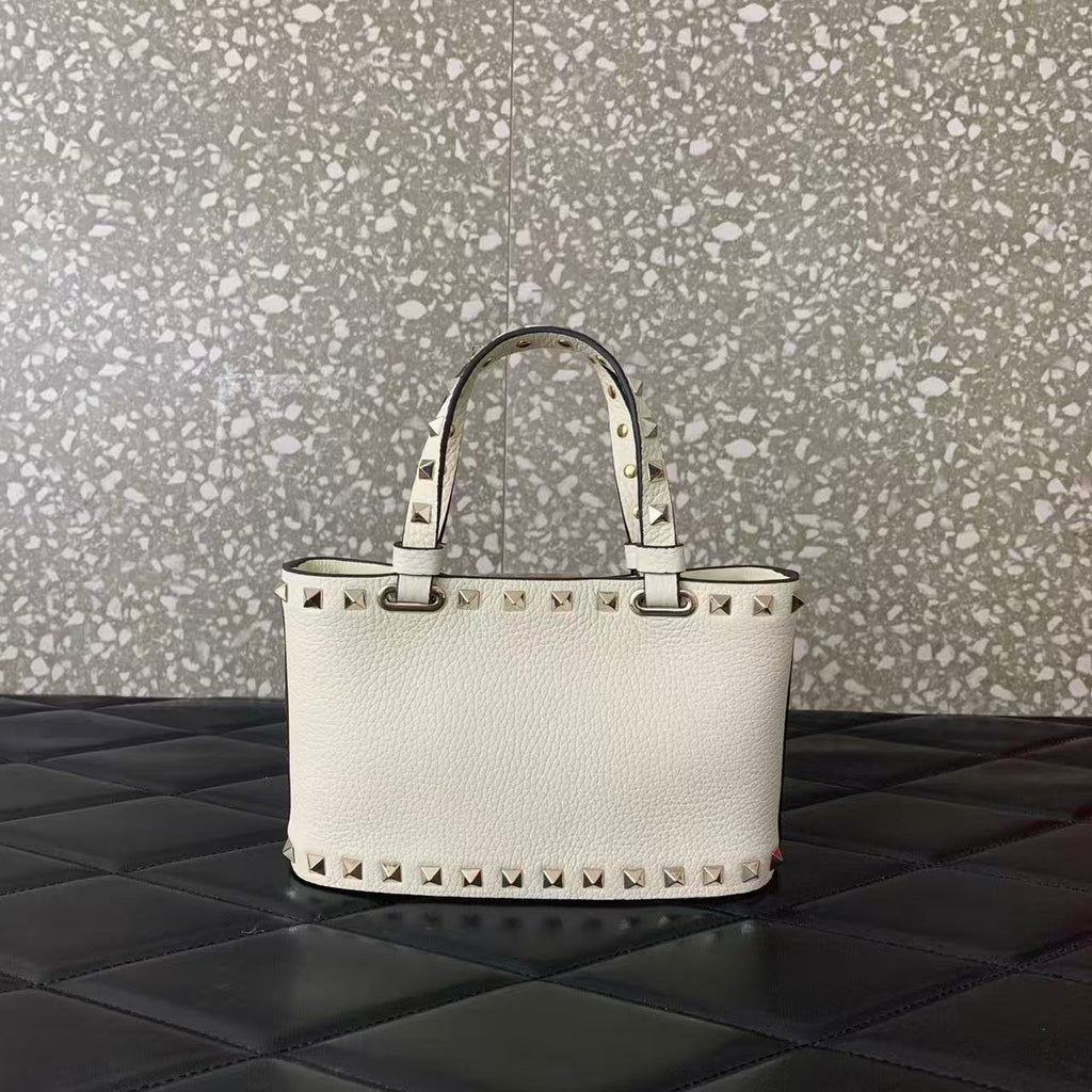 VALENTINO 26S GARAVANI ROCKSTUD MINI IN WHITE