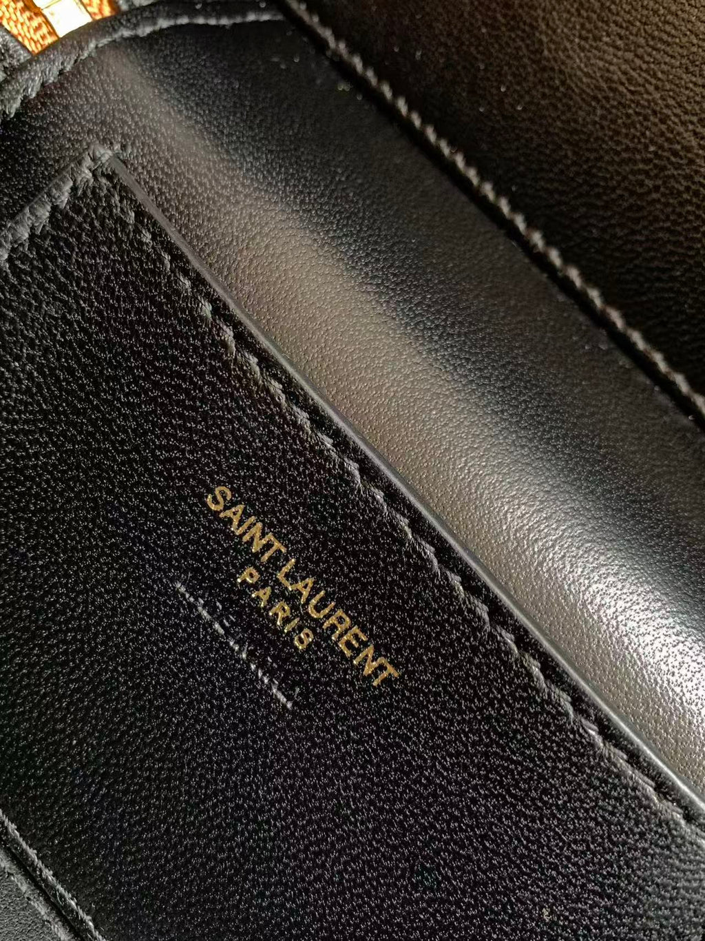 YSL 26S VANITY BAG IN TAN QUILTED LAMBSKIN LEATHER