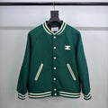 CELINE 26S TRIOMPHE TEDDY VARSITY JACKET
