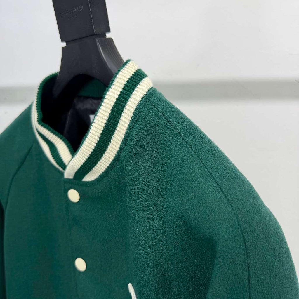 CELINE 26S TRIOMPHE TEDDY VARSITY JACKET
