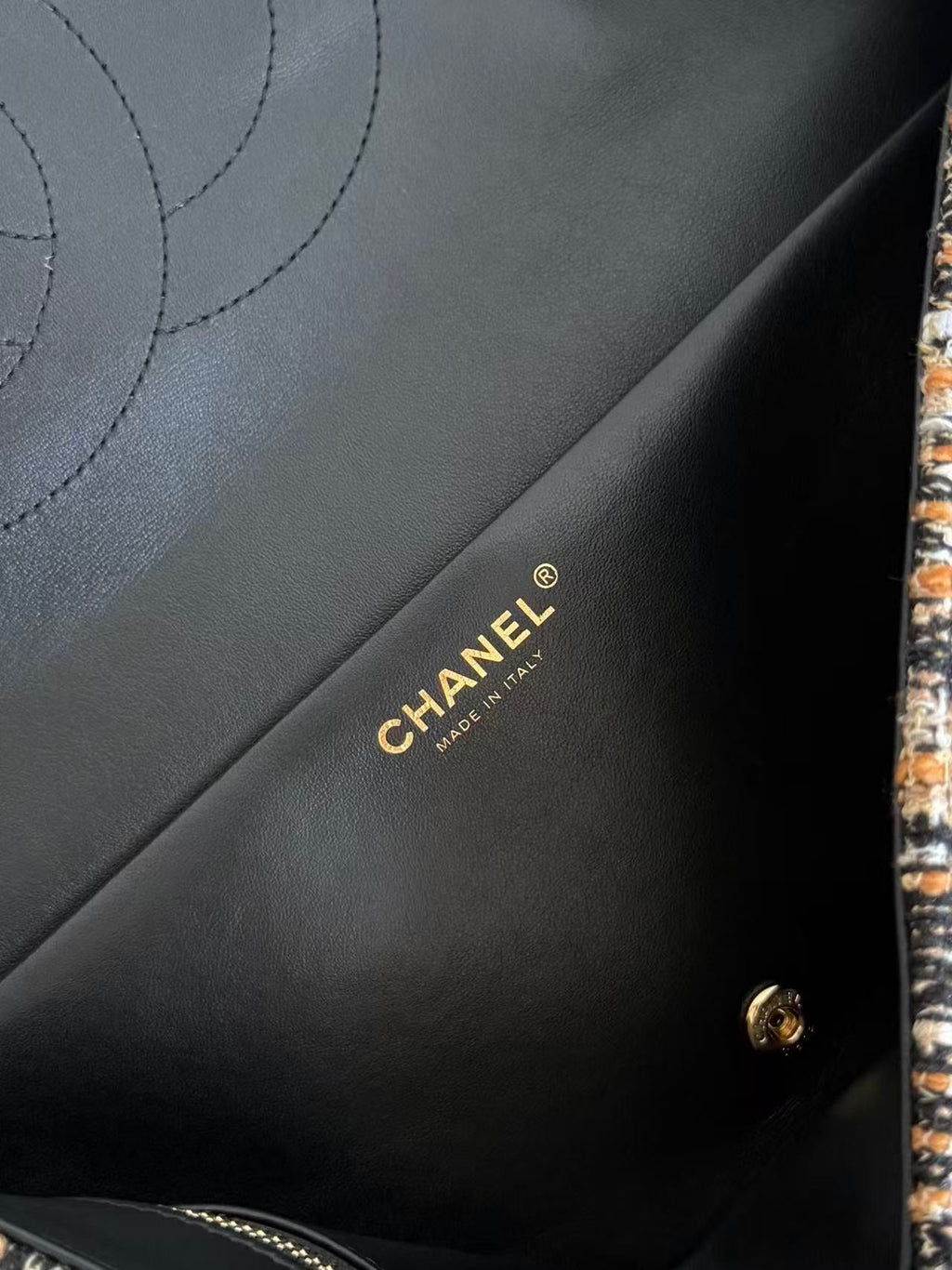 CHANEL 26S CLASSIC FLAP BAG IN LEOPARD TWEED