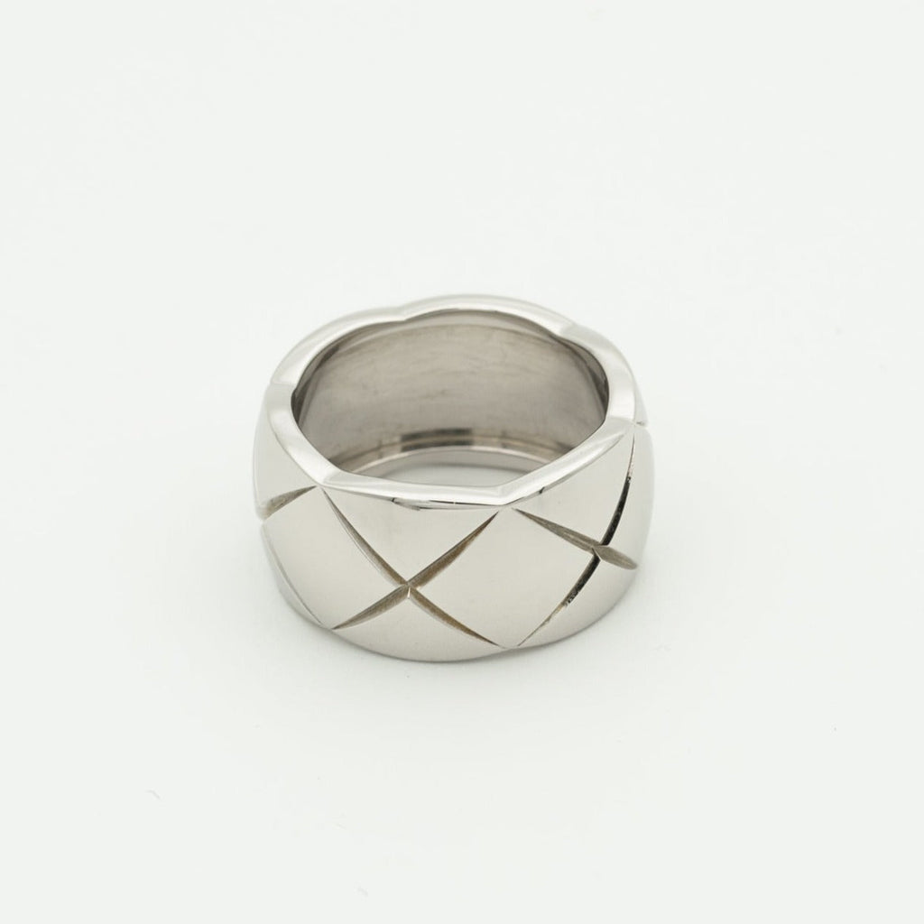 CRUSH RING 10MM QUILTED