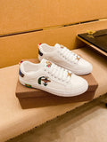 GG ACE EMBROIDERED WHITE BEE