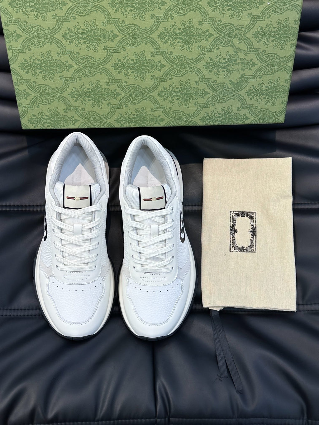 GG TRAINERS BROWN WHITE