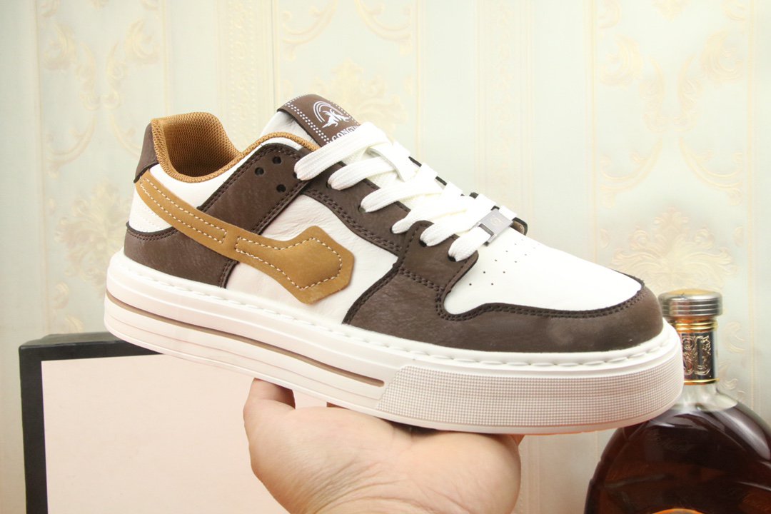 GG LIGHT FOAM BROWN LEATHER WHITE