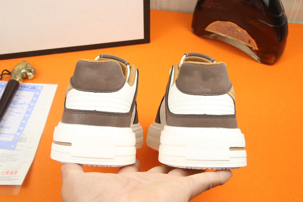 GG LIGHT FOAM BROWN LEATHER WHITE