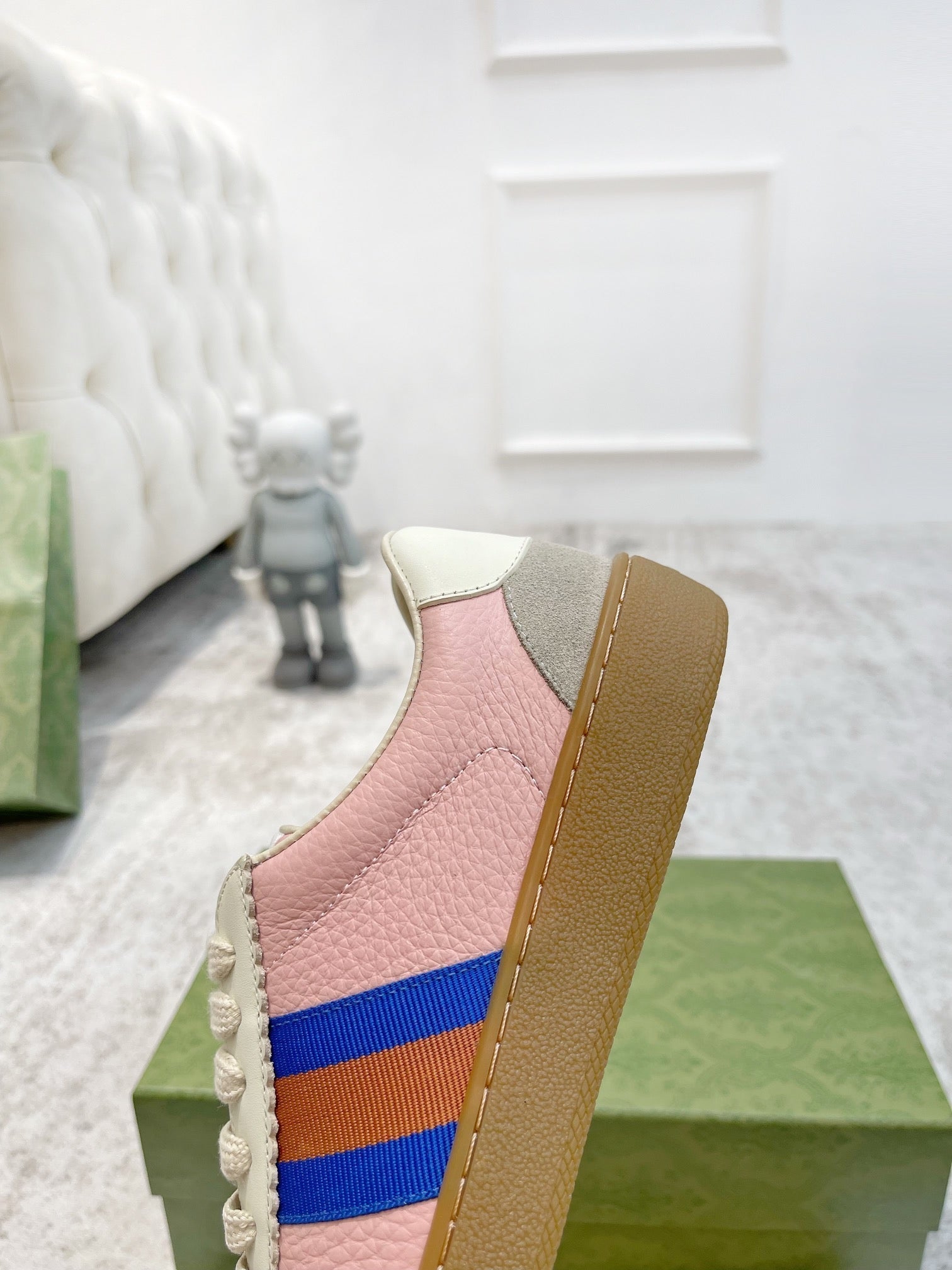 GG SNEAKERS ARDESIA PINK LEATHER