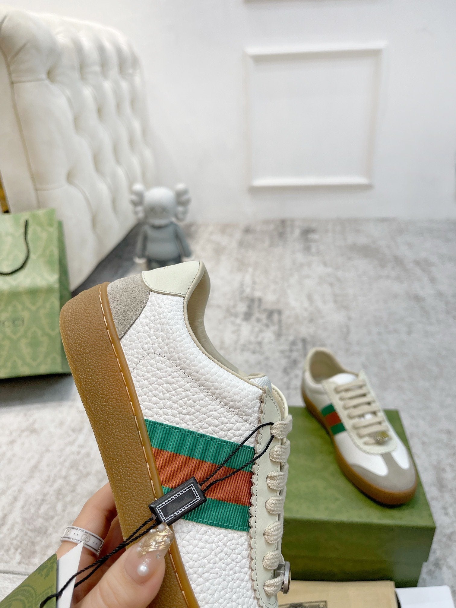 GG SNEAKERS ARDESIA WHITE LEATHER