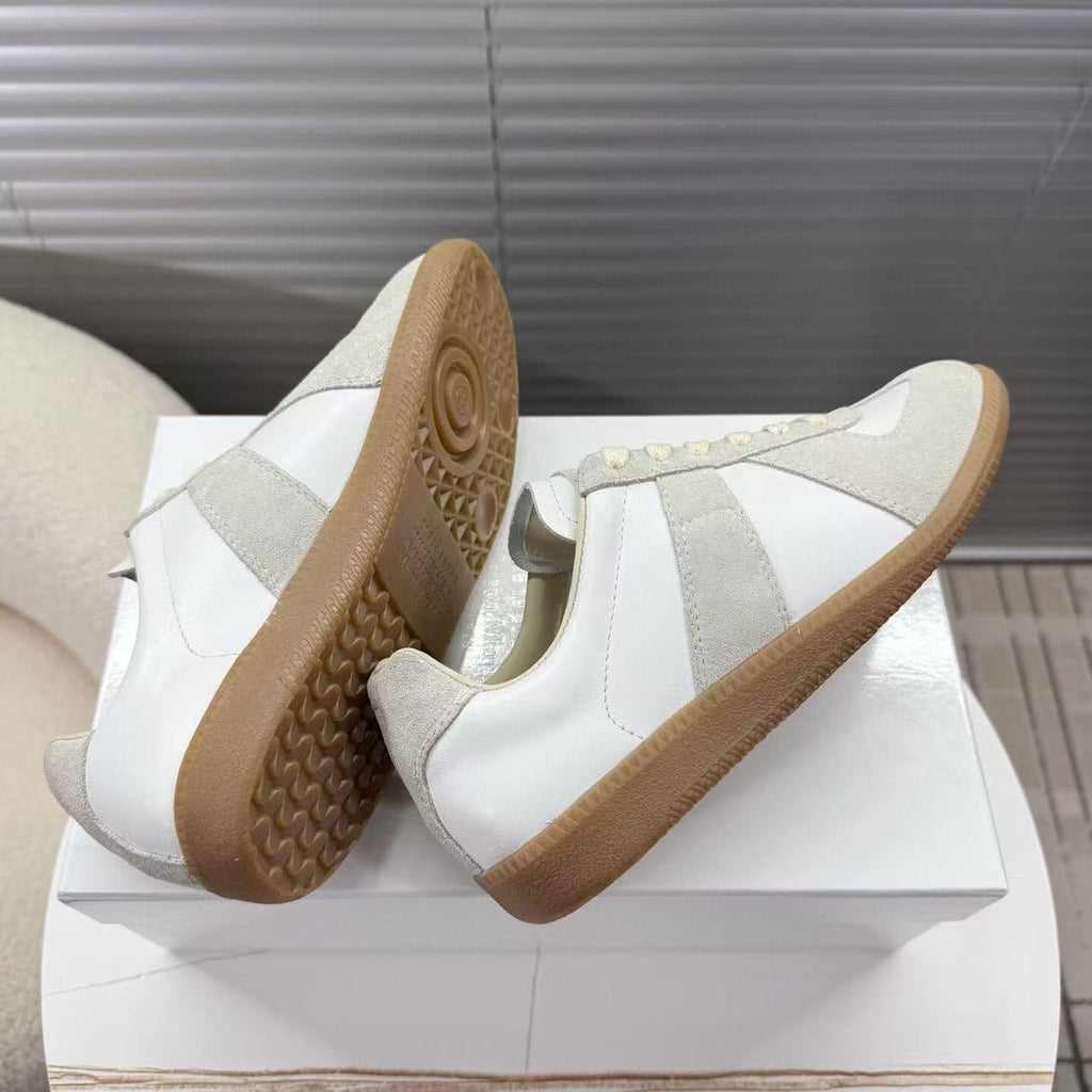 MAISON MARGIELA REPLICA SNEAKER OFF WHITE IN SUEDE