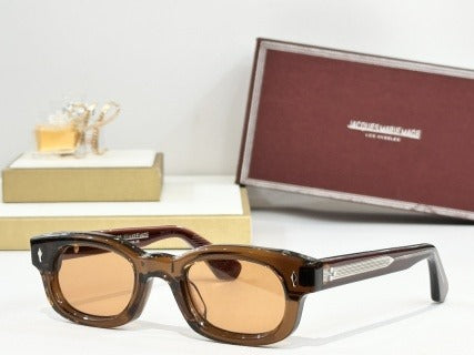 SQUARE SUNGLASSES 677643 IN LIGHT BROWN ACETATE