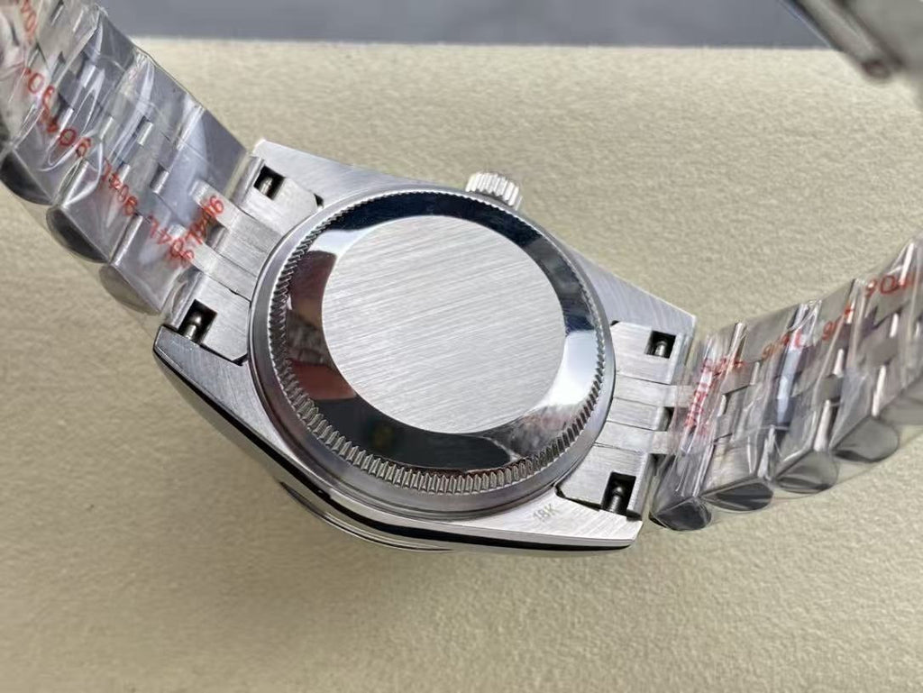 DATEJUST 31MM DIAMOND BEZEL STAINLESS STEEL IN BLACK