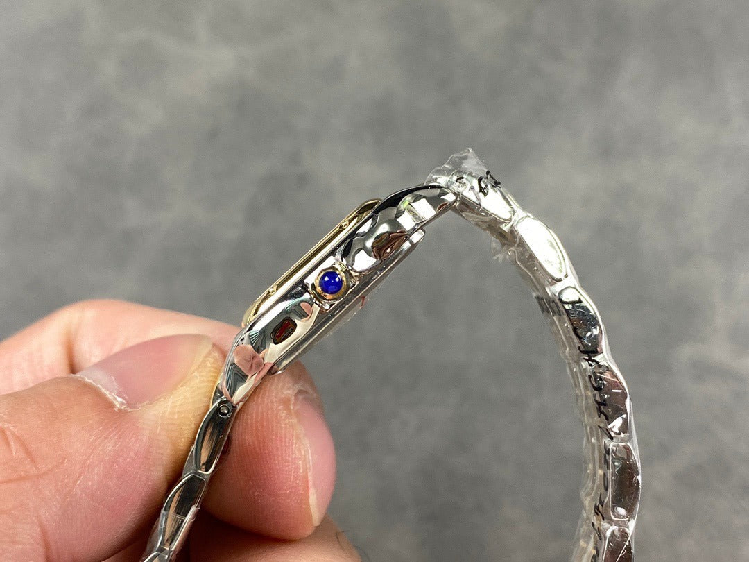 CARTIER PANTHÈRE WATCH GOLD AND SILVER CASE