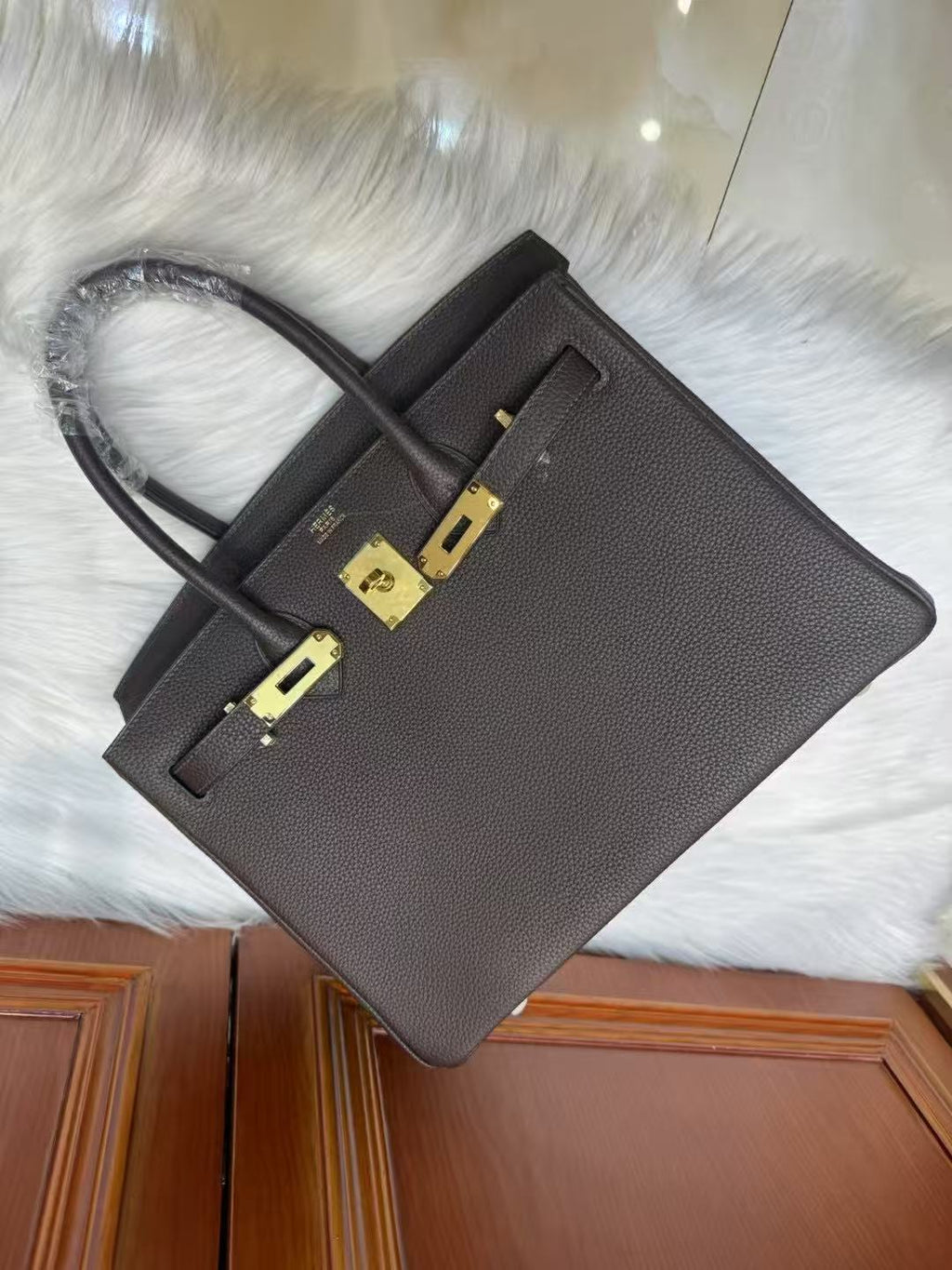 HM BIRKIN 35CM IN CHOCOLATE BROWN TOGO LEATHER GOLD HARDWARE