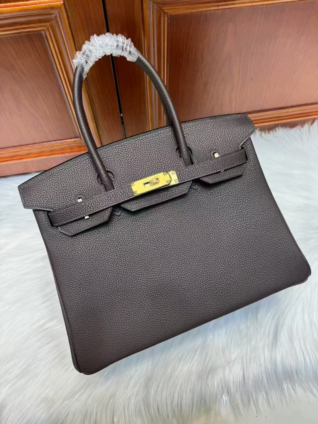 HM BIRKIN 35CM IN CHOCOLATE BROWN TOGO LEATHER GOLD HARDWARE