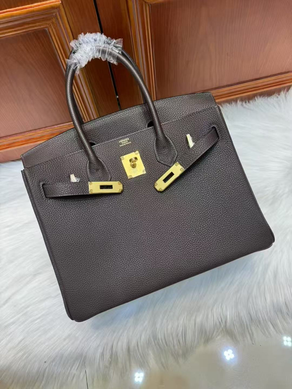 HM BIRKIN 35CM IN CHOCOLATE BROWN TOGO LEATHER GOLD HARDWARE