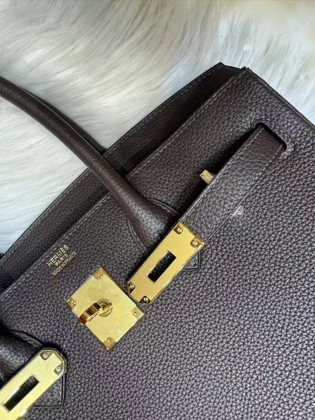 HM BIRKIN 35CM IN CHOCOLATE BROWN TOGO LEATHER GOLD HARDWARE
