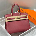 HM BIRKIN 35CM BURGUNDY CALFSKIN GOLD HARDWARE
