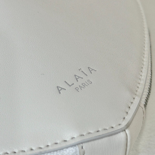 LE COEUR HEART BAG 21 IN WHITE CALFSKIN