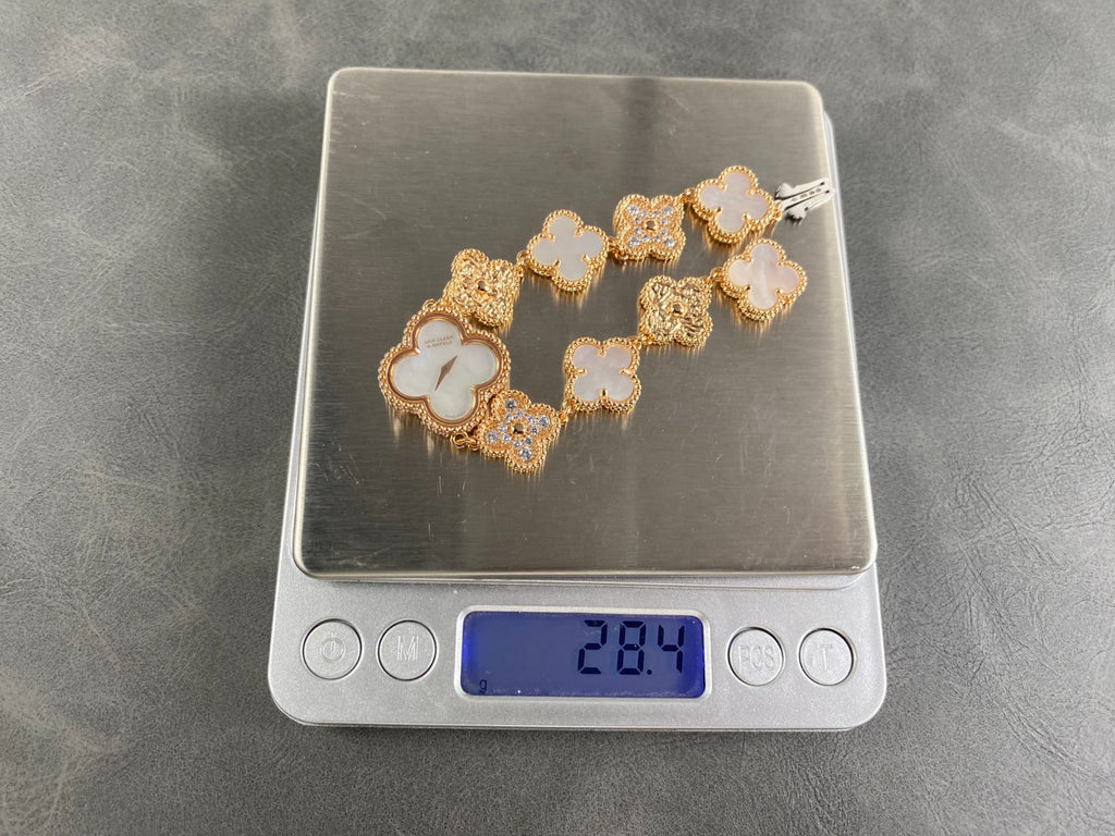 VAN CLEEF & ARPELS SWEET ALHAMBRA ROSE GOLD WATCH