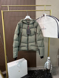 MONCLER GRENOBLE ANGREN HOODED DOWN IN GREEN