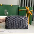 GOYA COSMETIC BAG 25 IN NAVY BLUE CANVAS