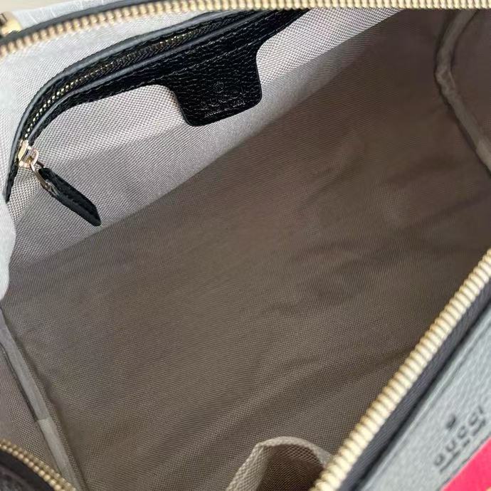 GUCCI VINTAGE BOSTON BAG 33 IN BLACK CALFSKIN