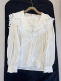 CHLOE WHITE SHIRT IN SILK 724744
