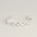 CHAINE SILVER OPEN BRACELET