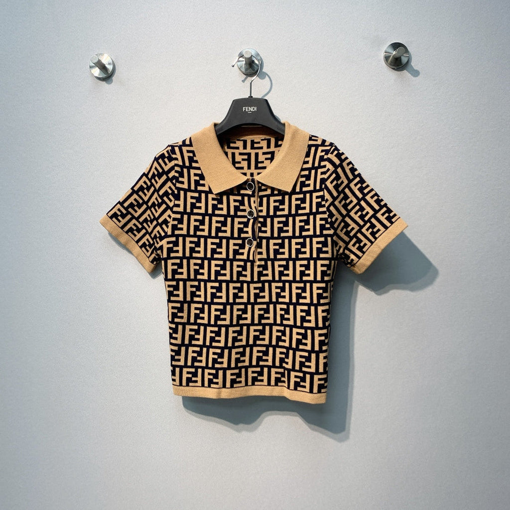 FENDI 26S SHORT SLEEVE POLO SHIRT 099