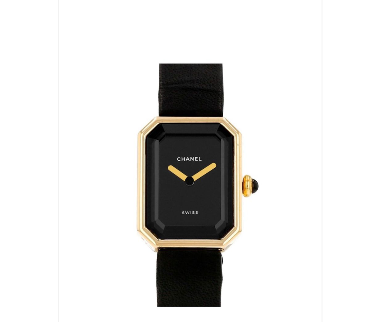 CHANEL PREMIERE H6125 YELLOW GOLD TITANIUM BLACK RUBBER WITH VELVET TOUCH