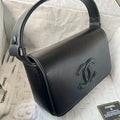 CHANEL 26S MESSENGER BAG MATTHIEU BLAZY IN BLACK LAMBSKIN