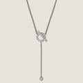 FINESSE SILVER DIAMOND NECKLACE