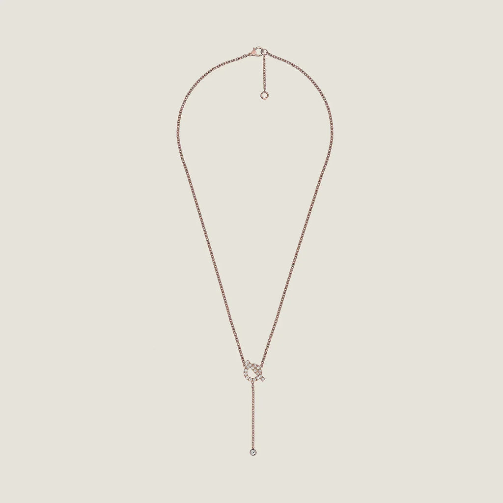 FINESSE PINK GOLD DIAMOND NECKLACE