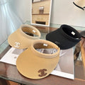 CHANEL STRAW VISOR HAT 169534