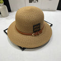 MIUMIU 26S WOVEN STRAW HAT IN BROWN 343699